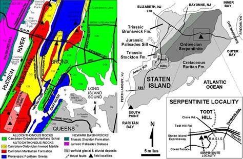 Geology Of The New York Region Us Geological Survey