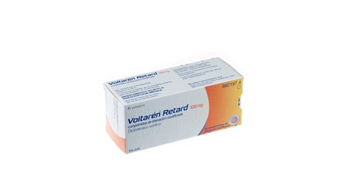Voltaren Retard 100 Mg 20 Comprimidos Liberacion Modificada Farmacéuticos