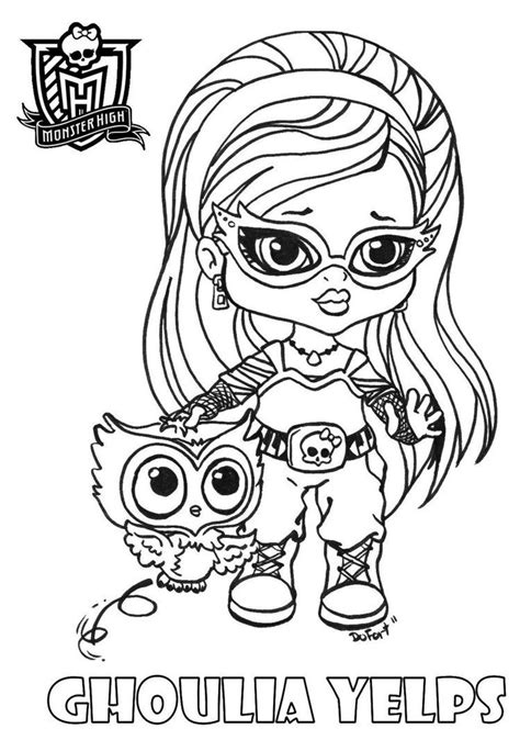 All Monster High Dolls Coloring Pages Coloring Home