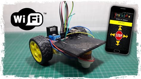 Wifi Controlled Robot Nodemcu Esp8266 Youtube