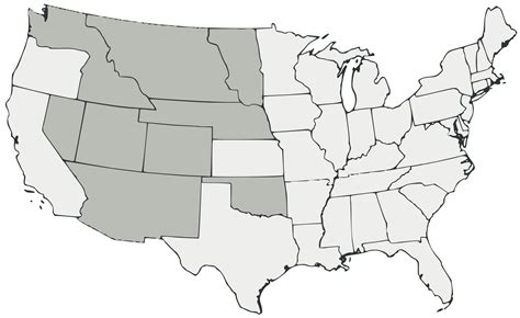 A Blank Map Of The United States Of America Download Them And Print