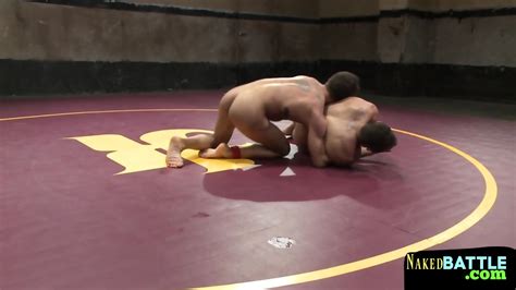 wrestling hunk tugging opponents hard cock eporner