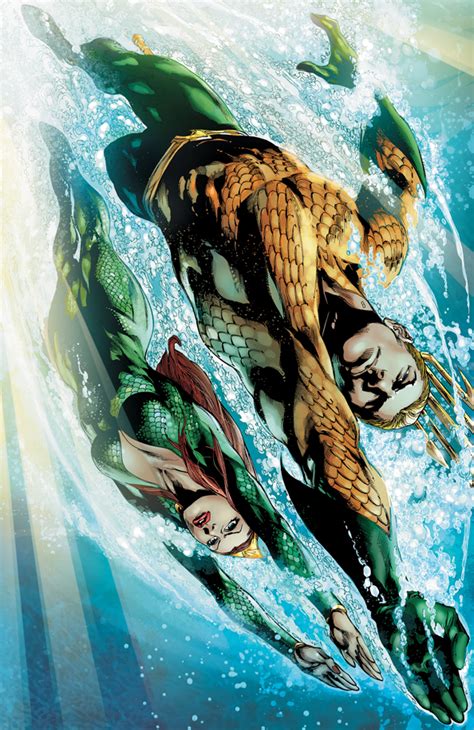 Aquaman And Mera By Ivan Reis с изображениями Марвел Комиксы