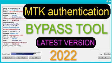 MTK Auth Bypass Tool V11 Mtk Auth Flash Tool MTK Authentication