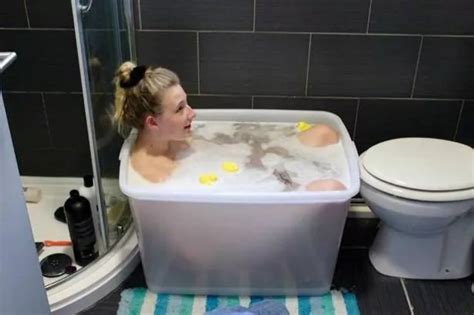 Birmingham Student Makes Her Own Bath Tub From Plastic Container Birmingham Live