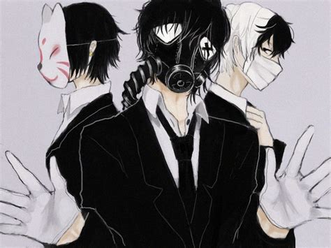 58 Best Anime Gas Mask Images On Pinterest Anime Boys