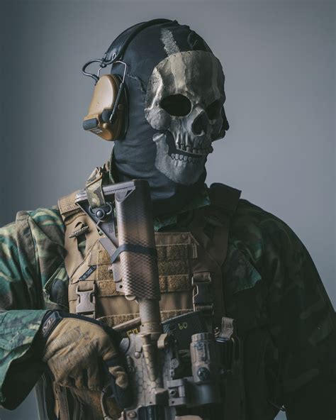 Mwii Ghost Mask 2022 Cod Cosplayairsofttactical Etsy Australia