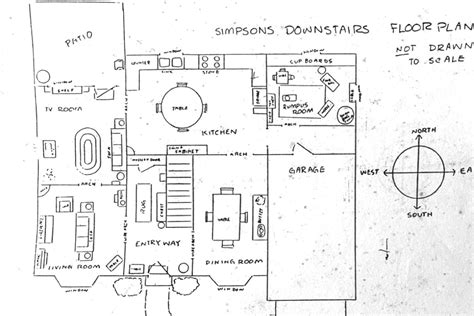 ‘the Simpsons Official House Floor Plan Released By Former Writer