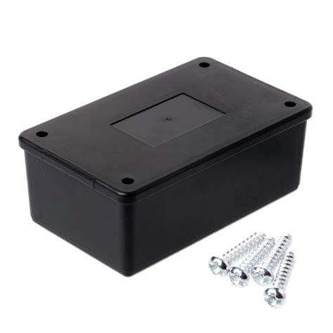 Waterproof Abs Plastic Electronic Enclosure Project Box Case Black
