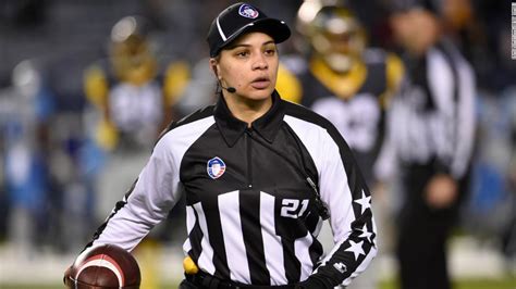 Nfl Hires Maia Chaka As Its First Black Female Game Official Cnn