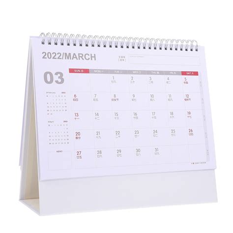 Mały Kalendarz Biurka 2022 Chiński Angielski Kalen 12929119112