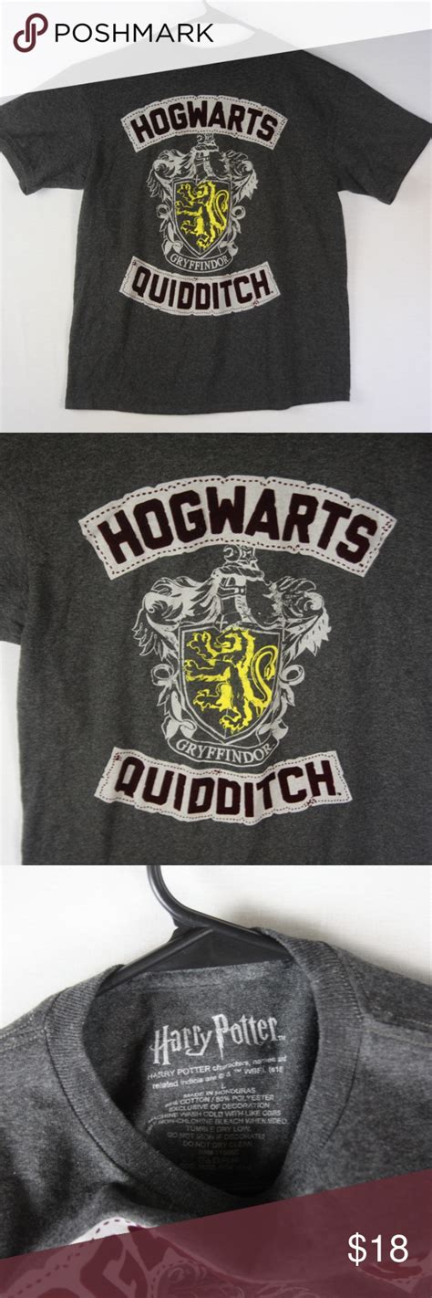 Hogwarts Quidditch Harry Potter Gryffindor T Shirt Bowling T Shirts