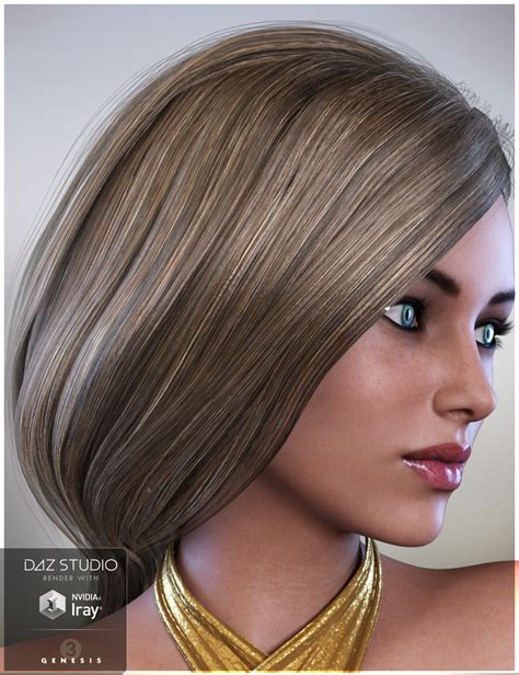 Darcy Hair For Genesis 3 Females Daz 3d