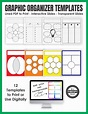 Graphic Organizer Templates - Print and Digital - Your Therapy Source