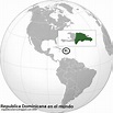 Localización de Republica Dominicana en el mundo