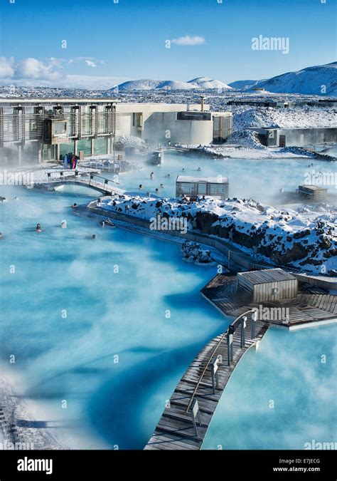 Blue Lagoon Blue Polar Sea Grindavik Gruindavik Island Iceland