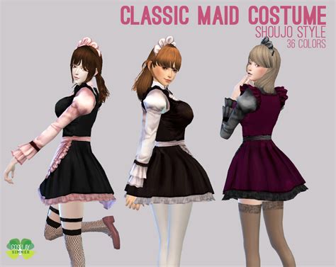 Maid Costume For The Sims 4 By Cosplay Simmer Sims 4 Images And Photos Finder