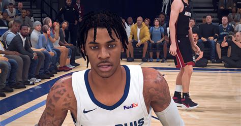 Ja Morant Cyberface Updated Hair V1 By 2kspecialist FOR 2K21