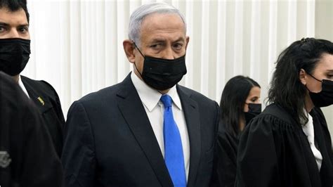 Israels Netanyahu Enters Plea In Court In Corruption Trial Bbc News