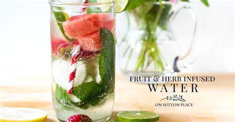Easy And Refreshing Fruit Herb Infused Water Recipe Make Drinking