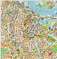 Stadtplan von Amsterdam | Detaillierte gedruckte Karten von Amsterdam ...