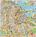 Stadtplan von Amsterdam | Detaillierte gedruckte Karten von Amsterdam ...