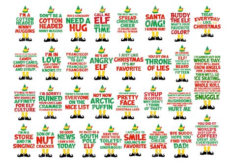 Printable Buddy The Elf Quotes