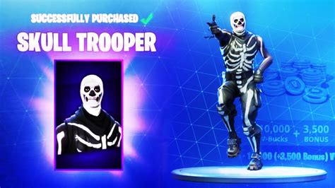 Fortnite Skull Trooper Skin Is Back Skull Ranger And Skull Trooper Item
