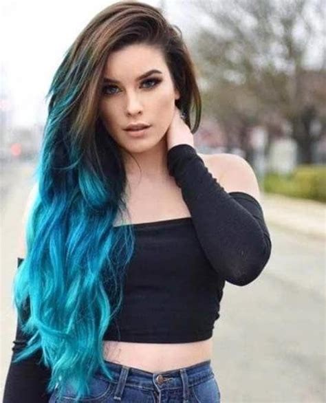 50 Fun Blue Hair Ideen Werden Abenteuerlicher Mit Ihrem Haar Hair