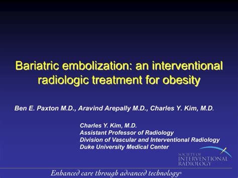 Slides3 Society Of Interventional Radiology