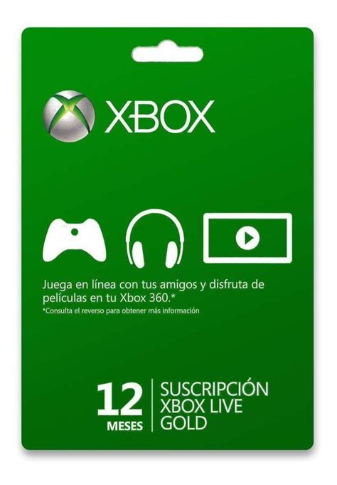 Xbox Live Gold 12 Meses 85000 En Mercado Libre