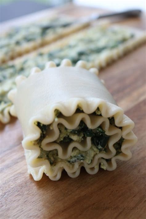 Vegetarian Pesto Spinach Lasagna Rolls A Simple Tweak