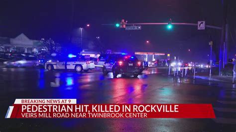 Pedestrian Hit Killed In Rockville