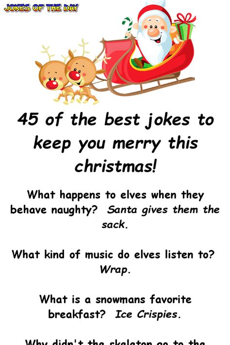 Christmas Jokes Santa Claus Christmas Jokes Funny Jokes For Kids