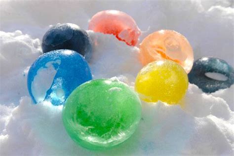 Make Cool Frozen Rainbow Orbs And Sculptures Play Cbc Parents