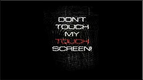 Dont Touch Wallpapers Wallpaper Cave