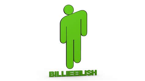 Billie eilish has been commissioned to design an alternate 2028 olympics logo for los angeles. Billie Eilish logo Modelo 3D in Otros 3DExport