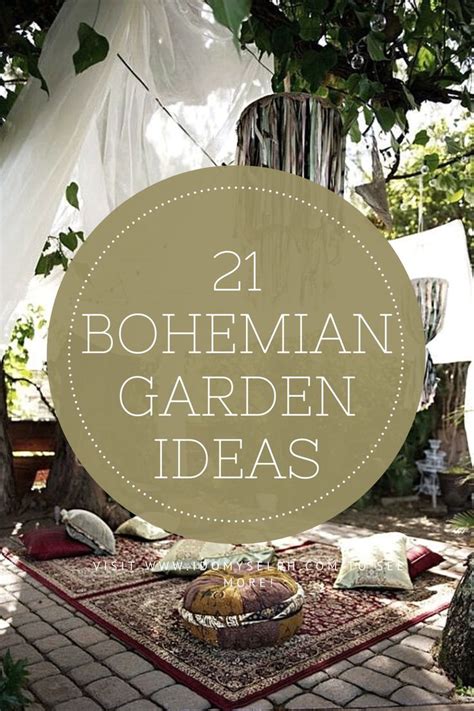 21 Bohemian Garden Ideas I Do Myself Bohemian Garden Bohemian