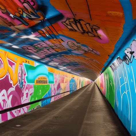 191st Street Tunnel Graffiti · Creative Fabrica