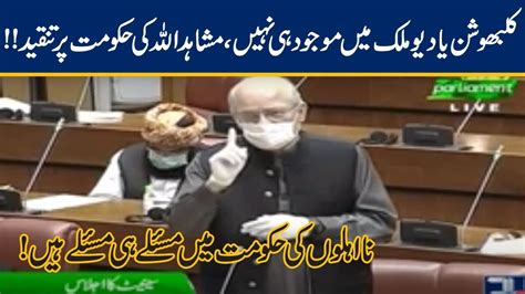 Mushahid Ullah Grills Imran Khan On Kulbhushan Case In Senate Session