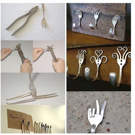 There Are Many Different Types Of Utensils In This Collage Including