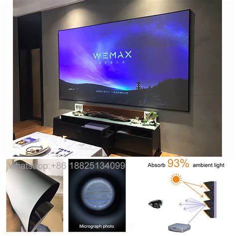 Xyscreen Pet Crystal 120inch Alr 4k Home Cinema Projector Screen For