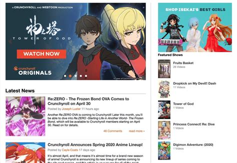 Free Legal Anime Streaming