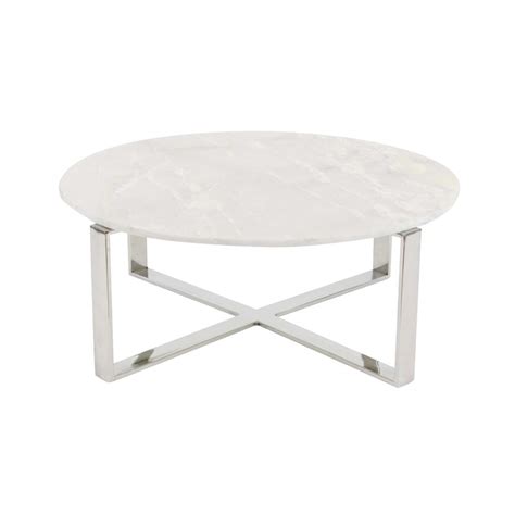 Get the best deals on marble round coffee table tables. Litton Lane Modern Marble Top Round Coffee Table-57340 ...