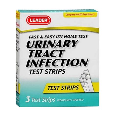Leader Urinary Tract Infection Home Test Strips 3 Ea