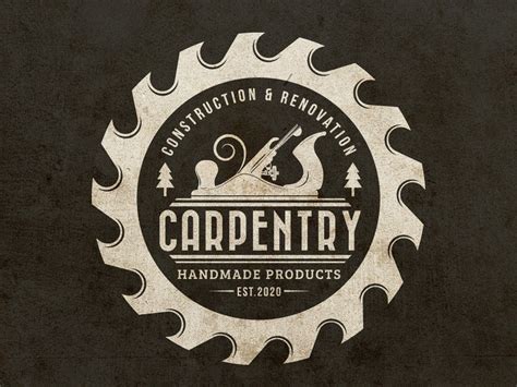 Woodwork And Carpentry Logo Custom Logo Business Logo Etsy Uk