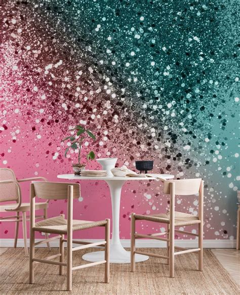 Glitter wall art, glittered tp, gift idea, glitter picture, make you smile picture, tp wall art, wall decor, home decor. Tropical Watermelon Glitter 2 Wall mural in 2020 | Glitter room, Girls room paint, Glitter bedroom