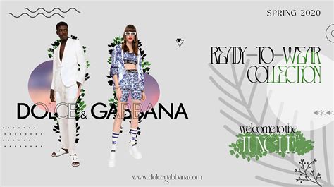 Dolce And Gabbana Banner Spring 2020 On Behance