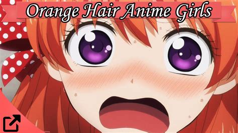 Anime Girl With Orange Hair Fan Art