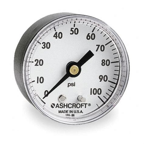 Ashcroft Pressure Gauge 0 To 100 Psi Range 14 Npt ±3 2 3 Gauge